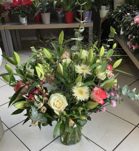 Bouquet de fleurs @fleursdeconflans.com